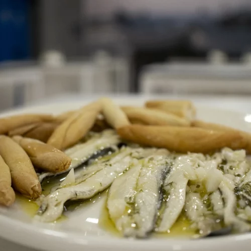 Boquerones en vinagre de El Flor de la Calle Oslo